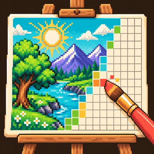 Idle Coloring Game — A relaxing idle game where you color pictures and unlock new ones — no pressure, no timers